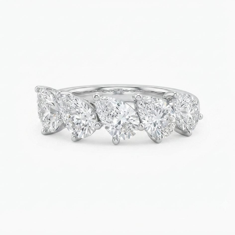 Half Pear Cut Incline Band