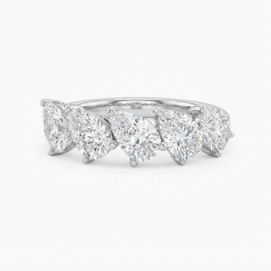 Half Pear Cut Incline Band