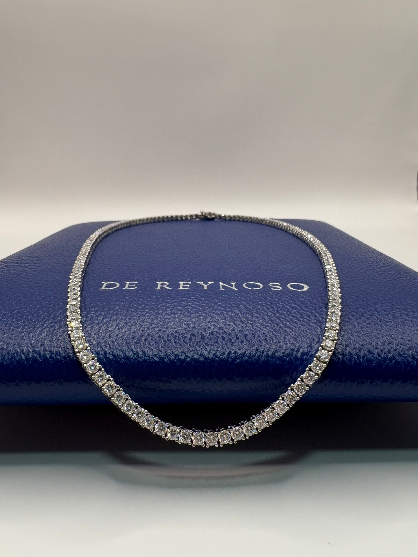 Classic Tennis Necklace 4 Prong