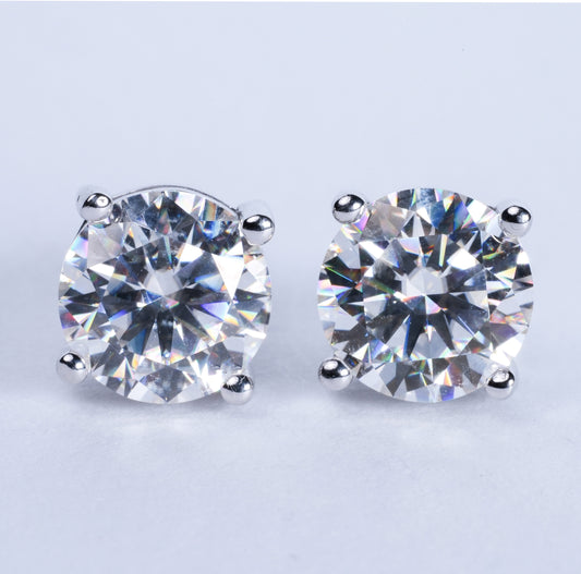 MOISSANITE STUDS 2 CT